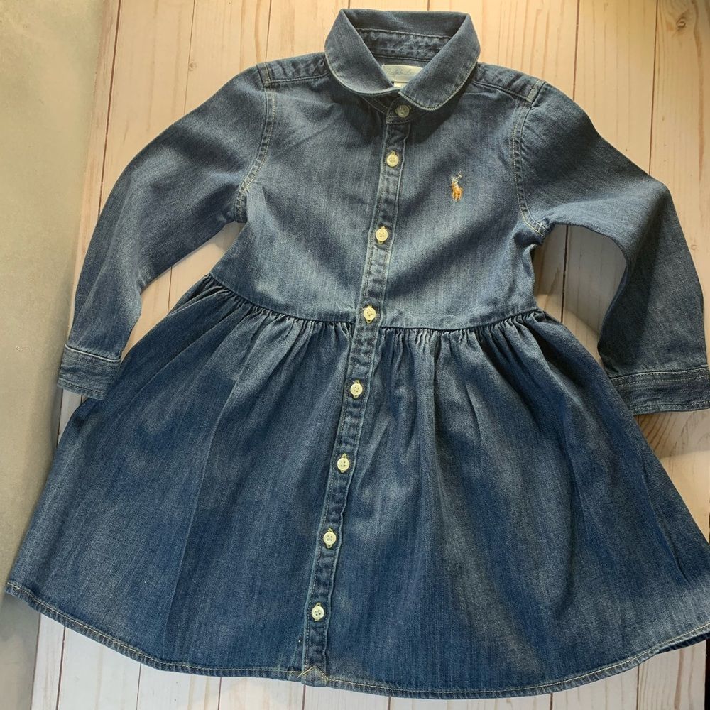 Ralph Lauren Denim Dress- 18M